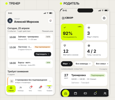 Обобщённый кадр приложения